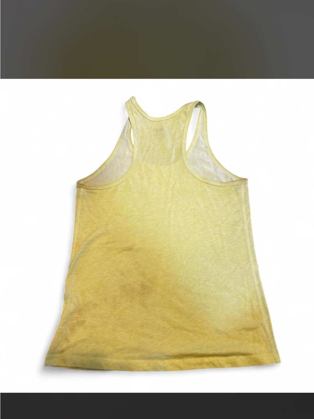 Nike Yellow Racerback Dri-FIT Tank Top - Picture 4 of 4